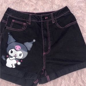 Kuromi jean shorts!